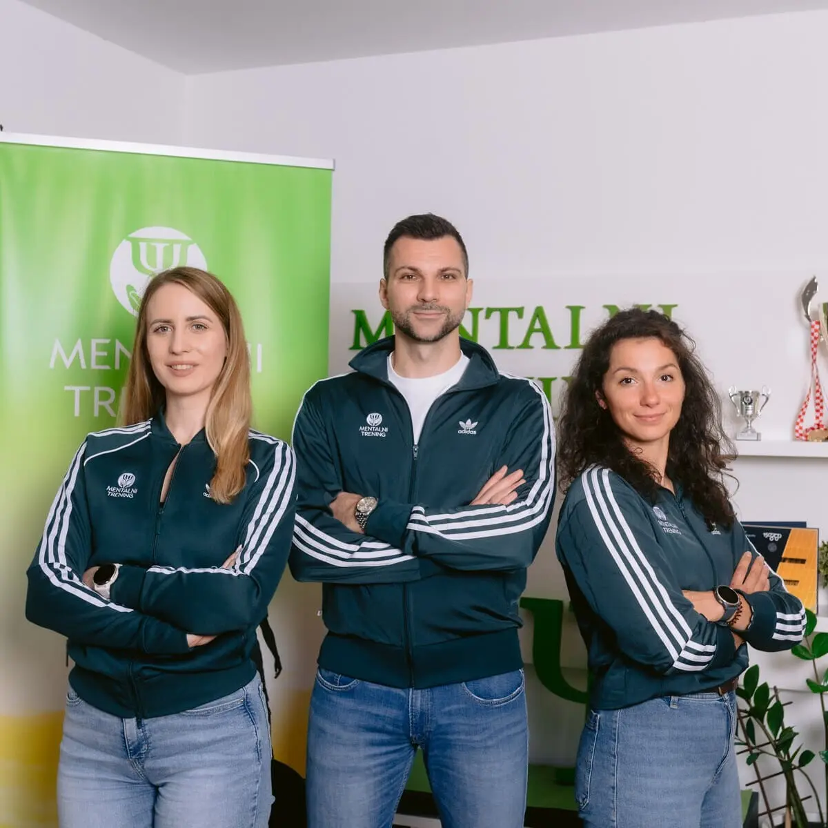 Mental Training team — Luka Škrinjarić, Sanja Vrančić and Dora Dragičević