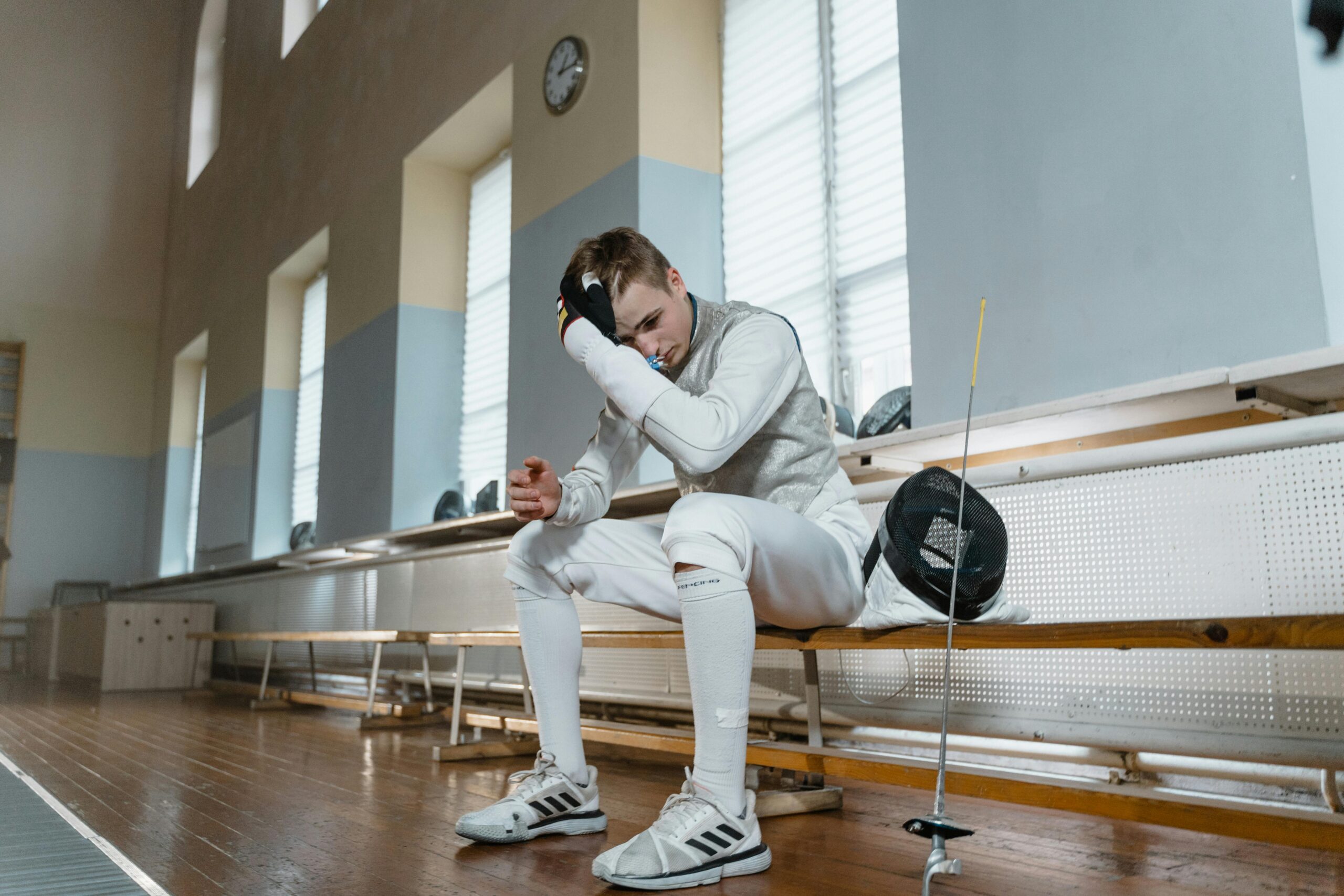 overexhausted athlete thinking about changing team