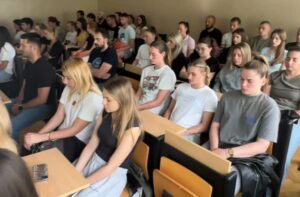 Sanja Vrančić and Dora Dragičević held a lecture and workshop on the topic of mental preparation in sports as part of a project with athletes from the University of Zagreb