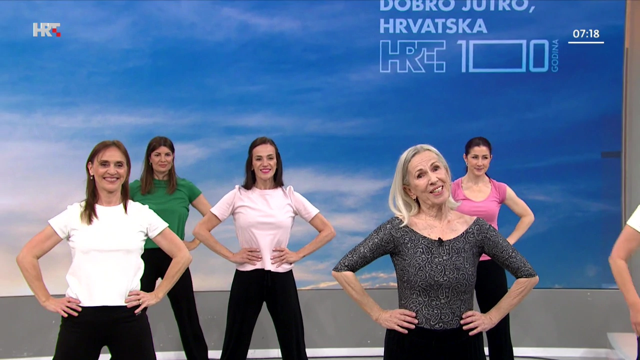 vesna mimica i dobro jutro hrvatska s kojom je mentalni trening snimio prilog
